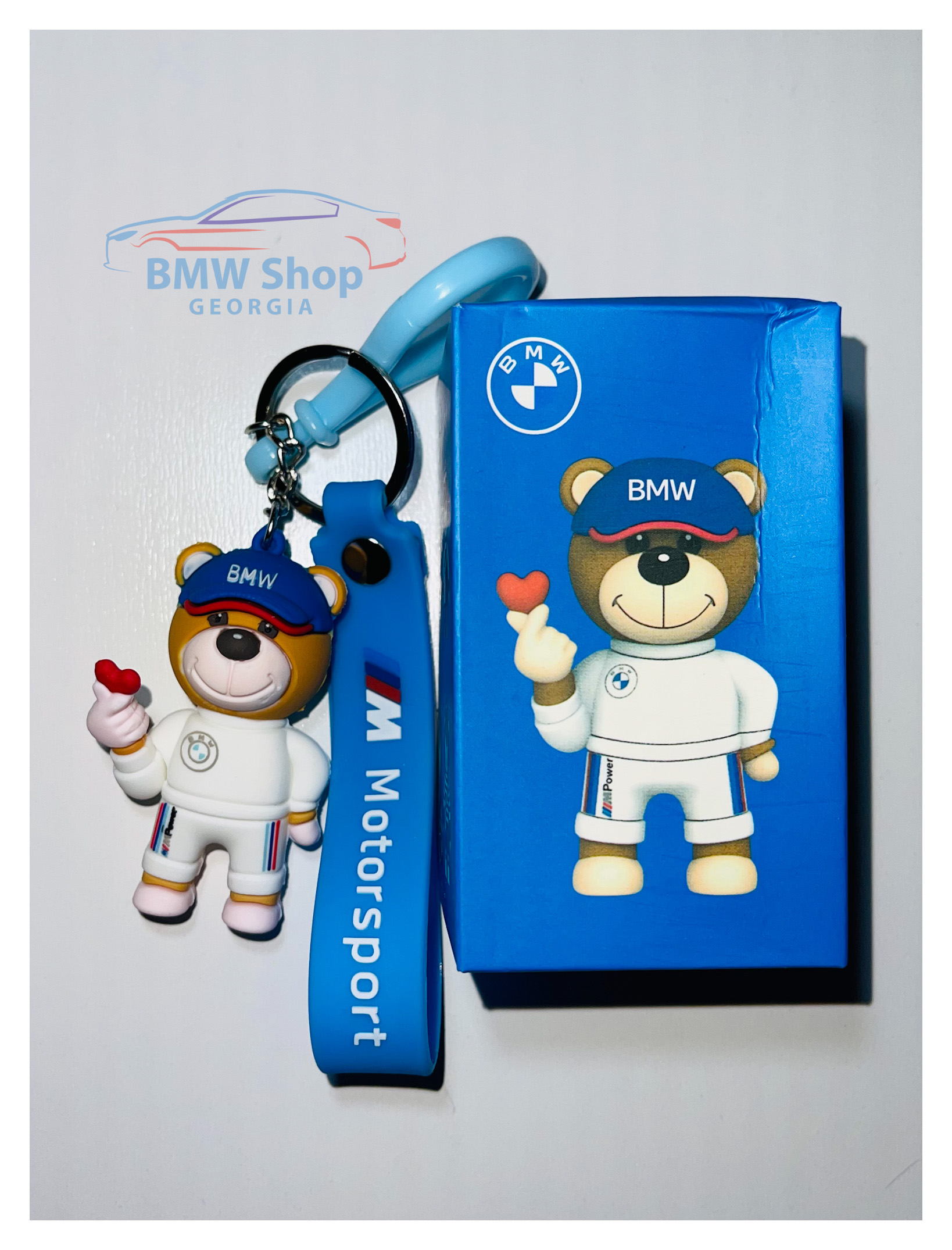 BMW bear keychain