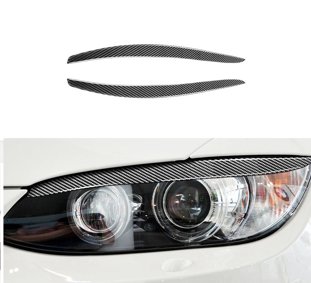 BMW E92 - E93 headlight stickers carbon fiber